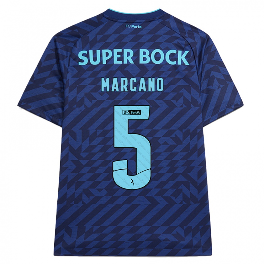 Gyermek Iván Marcano #5 Sötétkék Harmadik Számú Jersey 2024/25 Mez Póló Ing