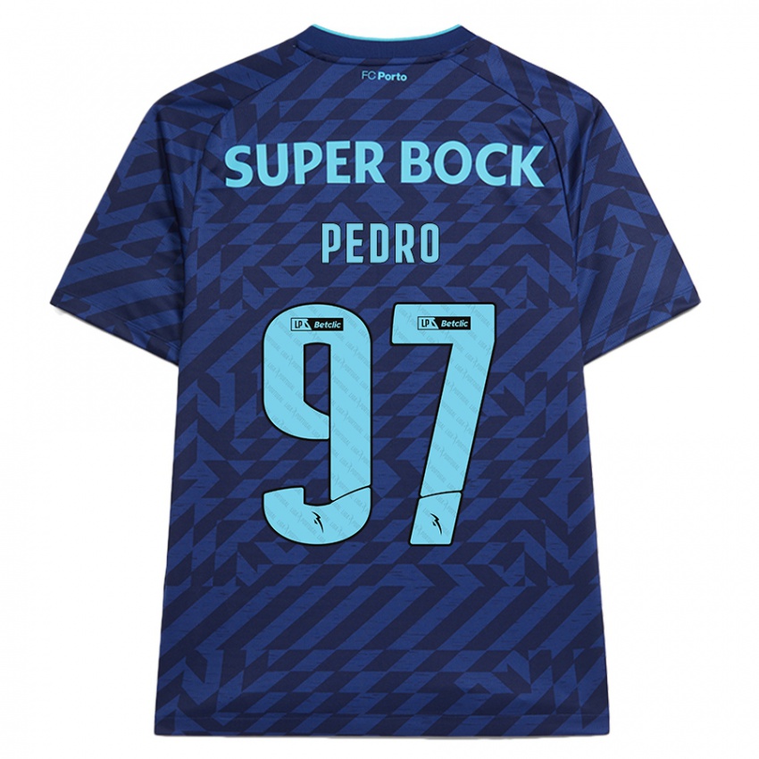 Gyermek Zé Pedro #97 Sötétkék Harmadik Számú Jersey 2024/25 Mez Póló Ing