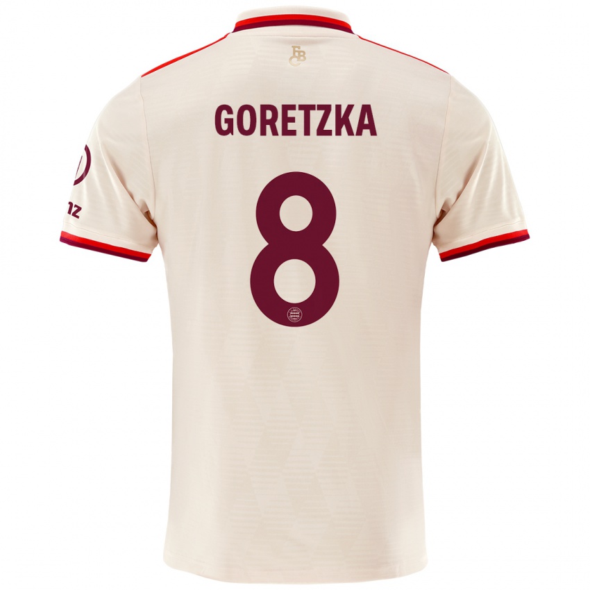 Gyermek Leon Goretzka #8 Vászon Harmadik Számú Jersey 2024/25 Mez Póló Ing