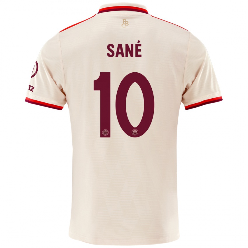 Gyermek Leroy Sane #10 Vászon Harmadik Számú Jersey 2024/25 Mez Póló Ing