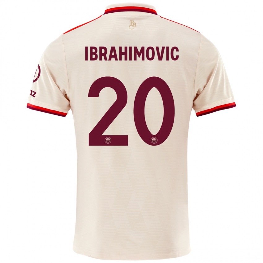 Gyermek Arijon Ibrahimovic #20 Vászon Harmadik Számú Jersey 2024/25 Mez Póló Ing