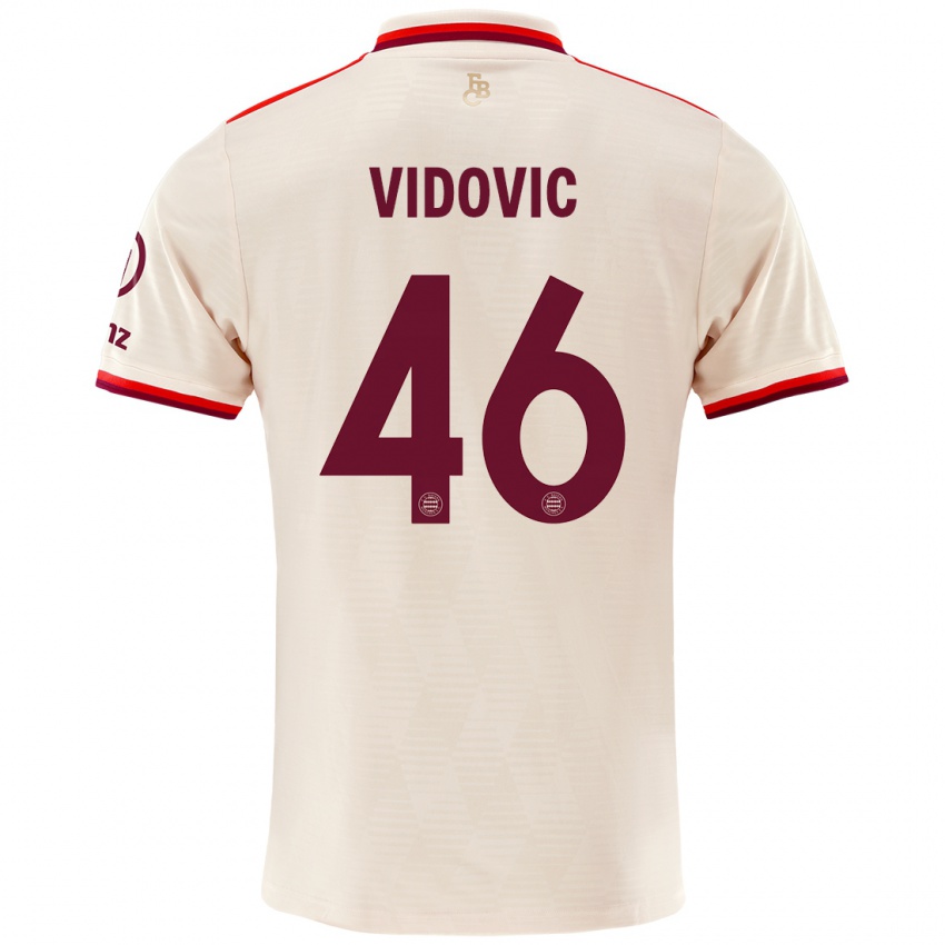 Gyermek Gabriel Vidovic #46 Vászon Harmadik Számú Jersey 2024/25 Mez Póló Ing