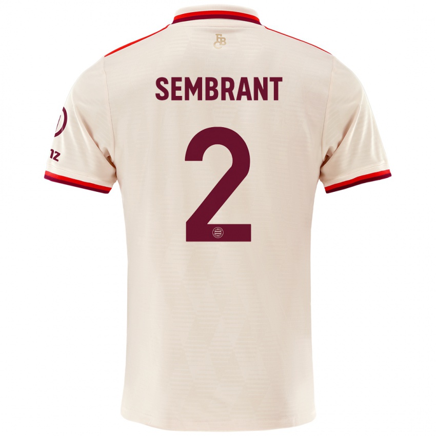 Gyermek Linda Sembrant #2 Vászon Harmadik Számú Jersey 2024/25 Mez Póló Ing