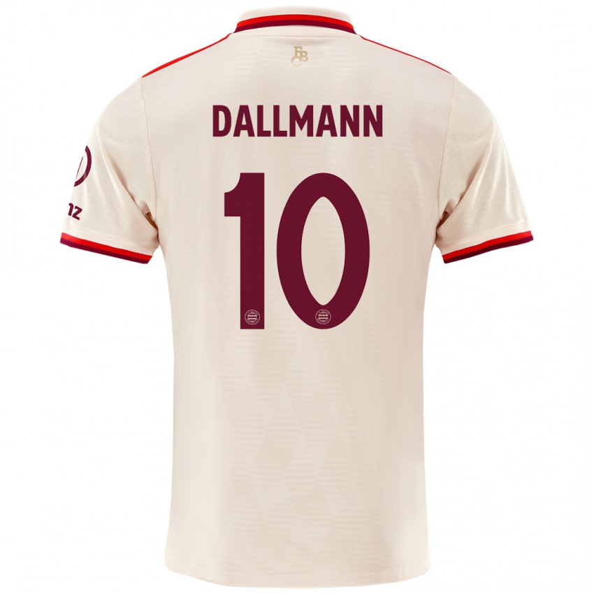 Gyermek Linda Dallmann #10 Vászon Harmadik Számú Jersey 2024/25 Mez Póló Ing