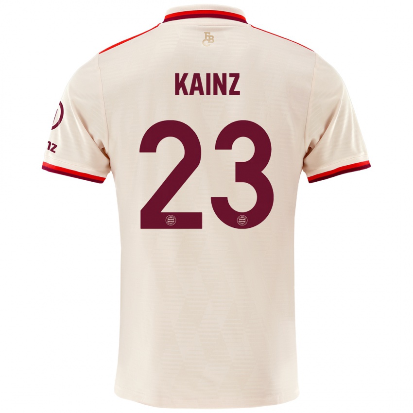 Gyermek Manuel Kainz #23 Vászon Harmadik Számú Jersey 2024/25 Mez Póló Ing