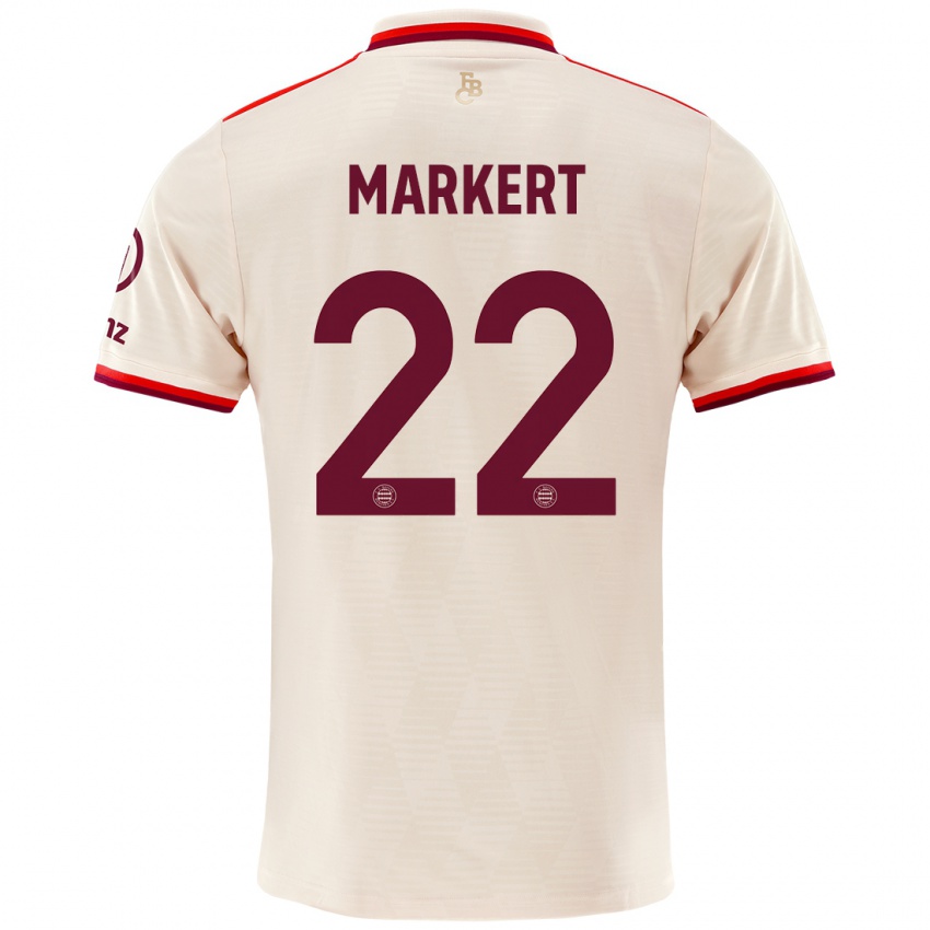 Gyermek Leon Markert #22 Vászon Harmadik Számú Jersey 2024/25 Mez Póló Ing