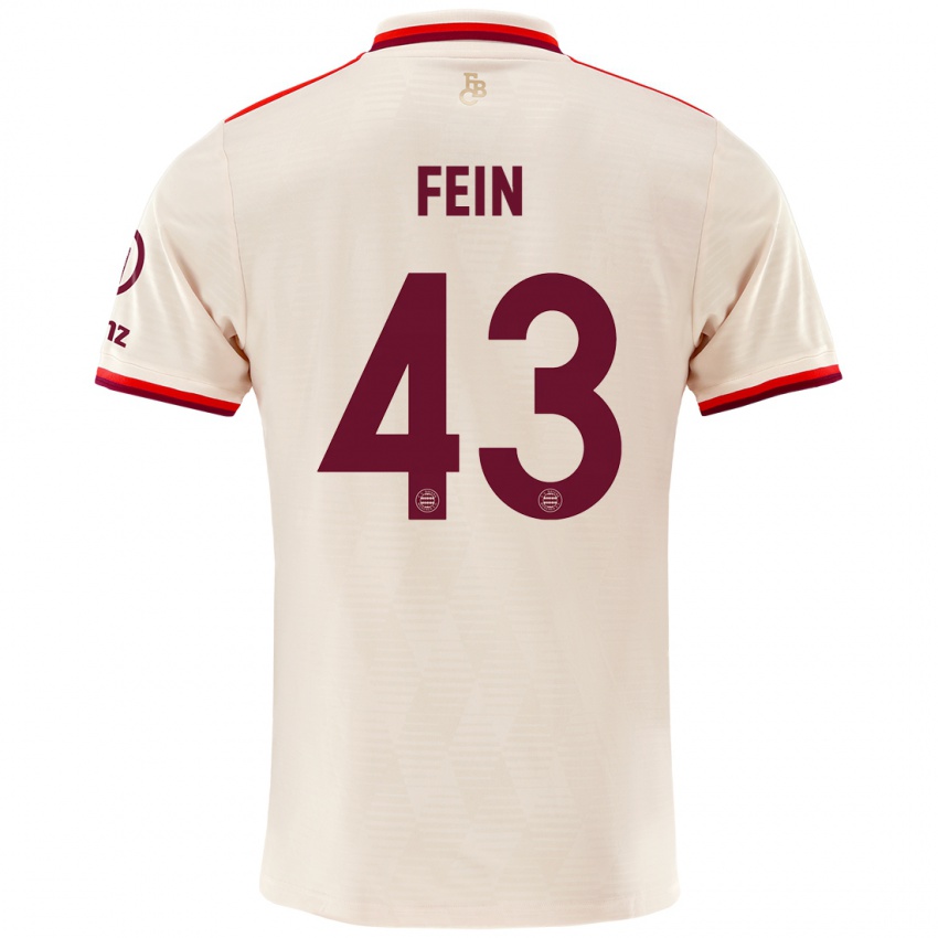 Gyermek Adrian Fein #43 Vászon Harmadik Számú Jersey 2024/25 Mez Póló Ing