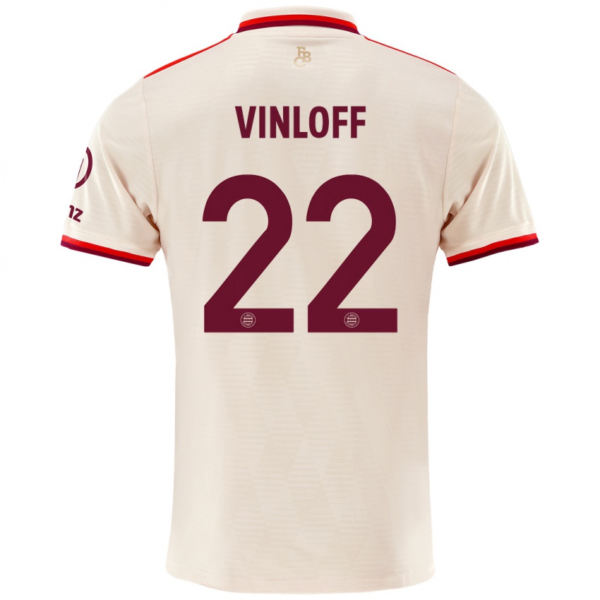 Gyermek Matteo Vinloff #22 Vászon Harmadik Számú Jersey 2024/25 Mez Póló Ing