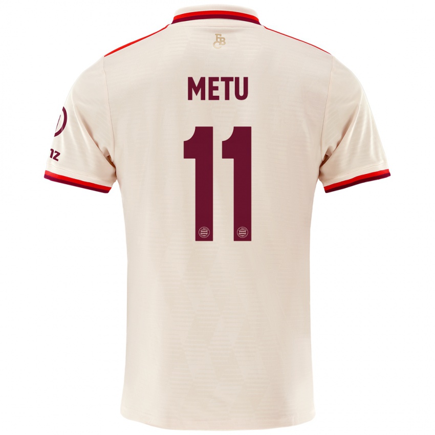 Gyermek Emilian Metu #11 Vászon Harmadik Számú Jersey 2024/25 Mez Póló Ing