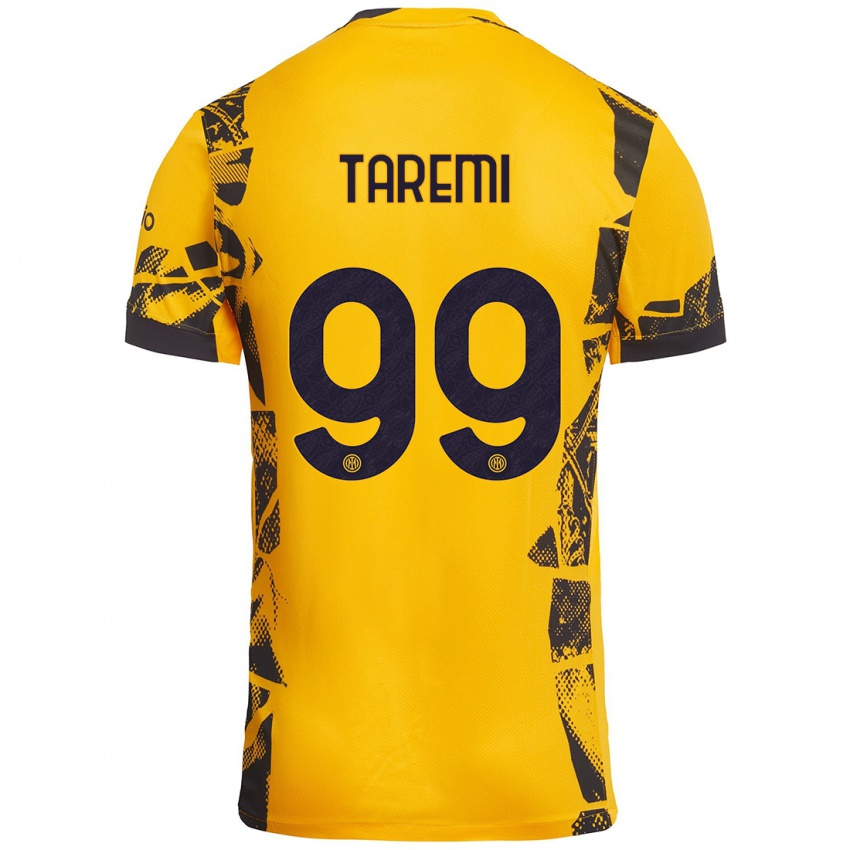 Gyermek Mehdi Taremi #99 Arany Fekete Harmadik Számú Jersey 2024/25 Mez Póló Ing