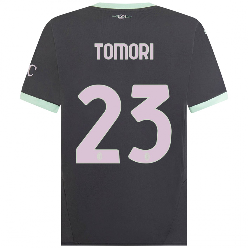 Gyermek Fikayo Tomori #23 Szürke Harmadik Számú Jersey 2024/25 Mez Póló Ing