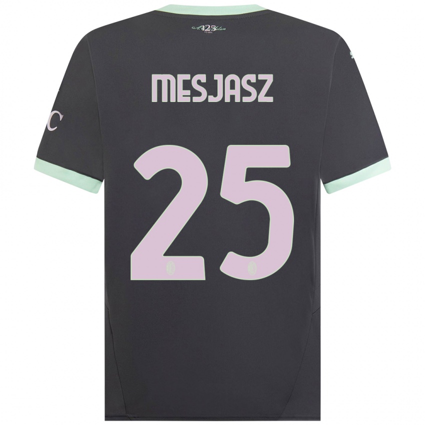 Gyermek Malgorzata Mesjasz #25 Szürke Harmadik Számú Jersey 2024/25 Mez Póló Ing