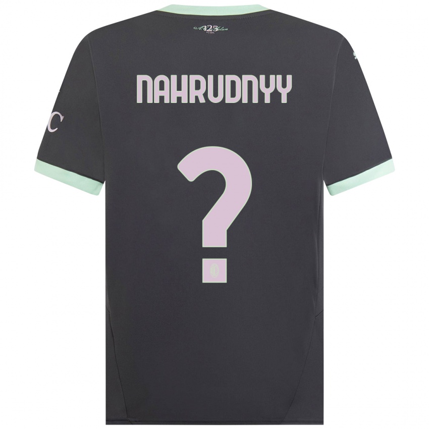 Gyermek Vladislav Nahrudnyy #0 Szürke Harmadik Számú Jersey 2024/25 Mez Póló Ing