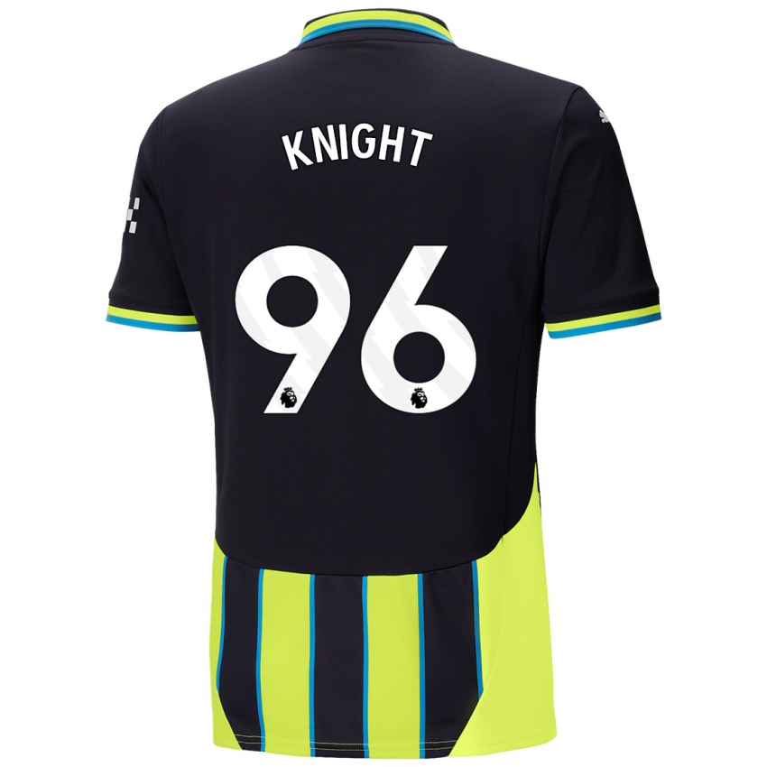 Férfi Ben Knight #96 Kék Sárga Idegenbeli Jersey 2024/25 Mez Póló Ing