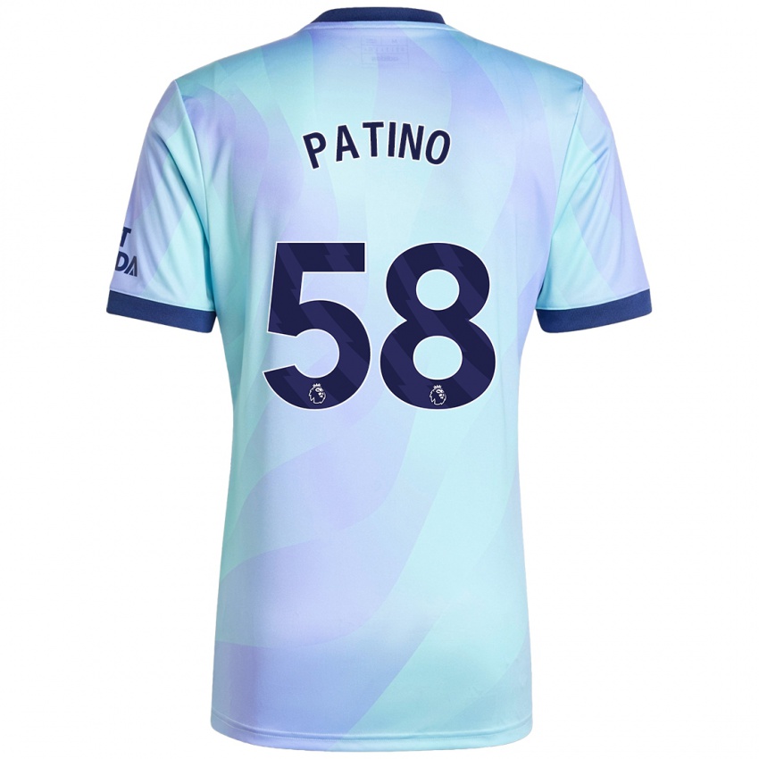 Férfi Charlie Patino #58 Aqua Harmadik Számú Jersey 2024/25 Mez Póló Ing