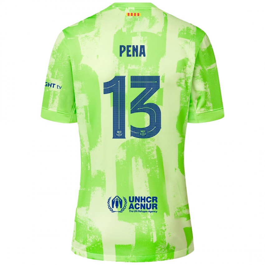 Férfi Inaki Pena #13 Mész Harmadik Számú Jersey 2024/25 Mez Póló Ing