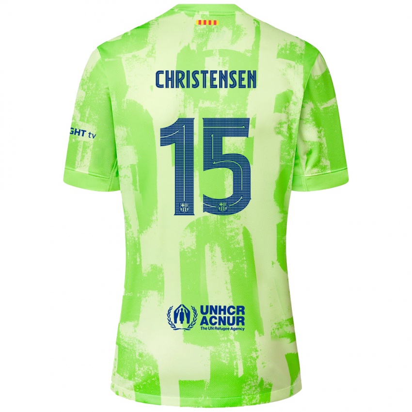 Férfi Andreas Christensen #15 Mész Harmadik Számú Jersey 2024/25 Mez Póló Ing