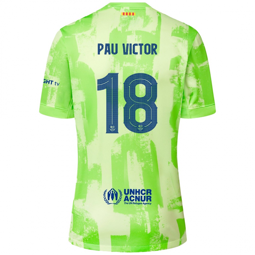 Férfi Pau Víctor #18 Mész Harmadik Számú Jersey 2024/25 Mez Póló Ing