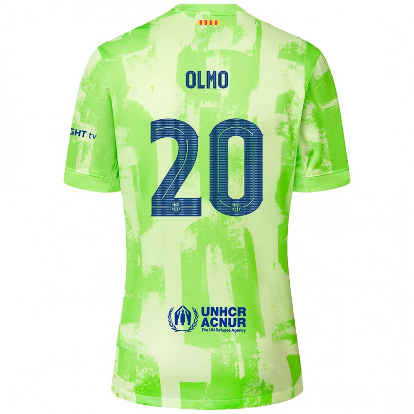 Férfi Dani Olmo #20 Mész Harmadik Számú Jersey 2024/25 Mez Póló Ing