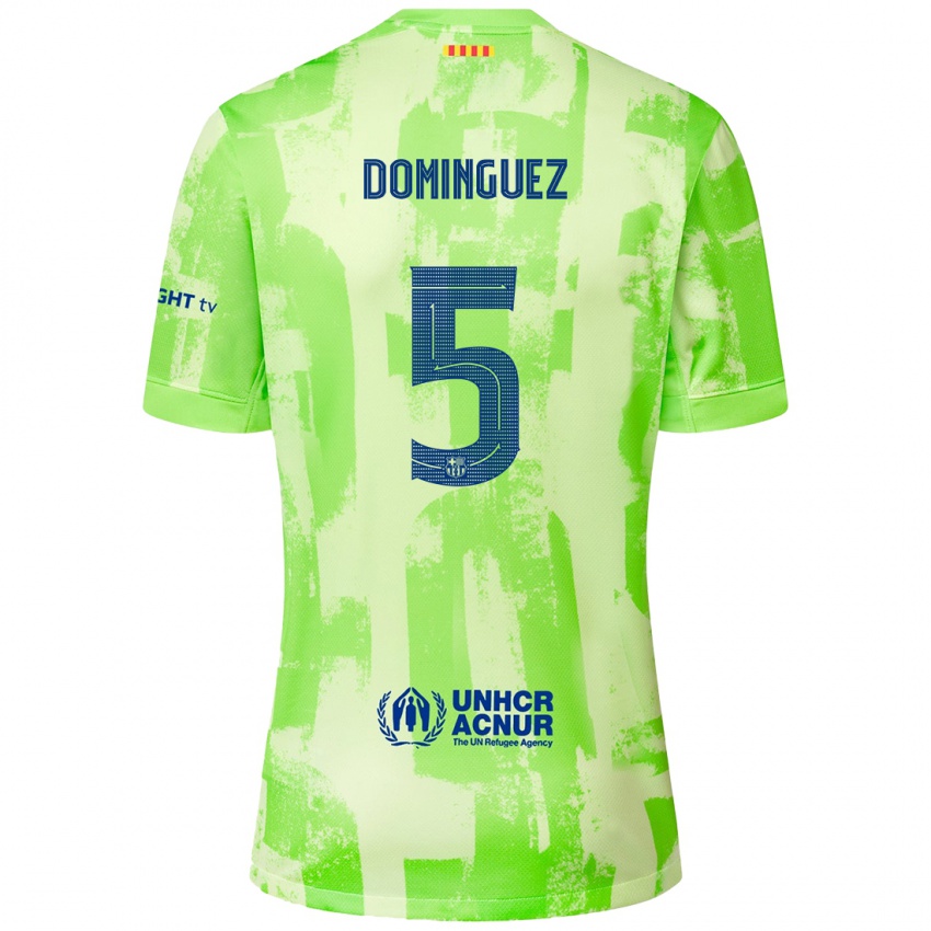 Férfi Sergi Dominguez #5 Mész Harmadik Számú Jersey 2024/25 Mez Póló Ing