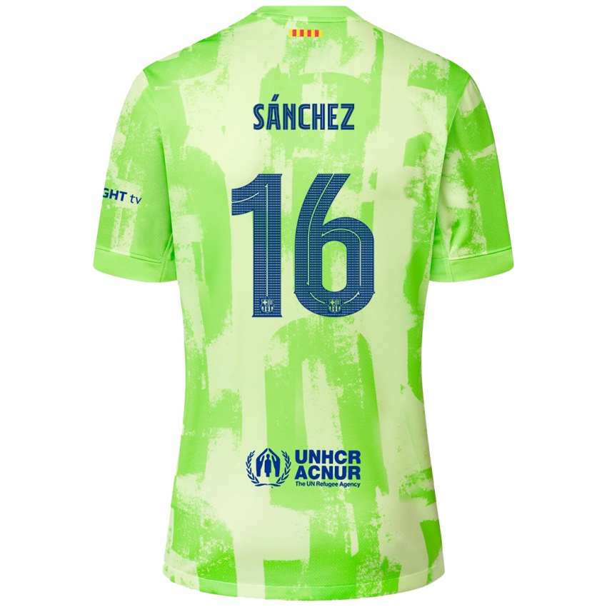 Férfi Edu Sánchez #16 Mész Harmadik Számú Jersey 2024/25 Mez Póló Ing