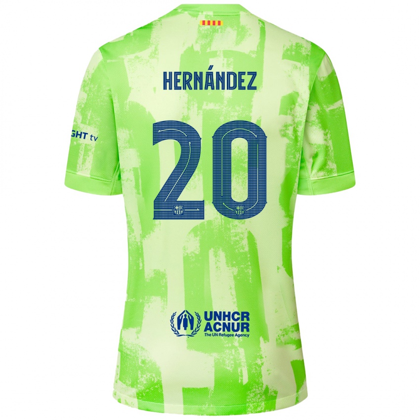 Férfi Unai Hernández #20 Mész Harmadik Számú Jersey 2024/25 Mez Póló Ing