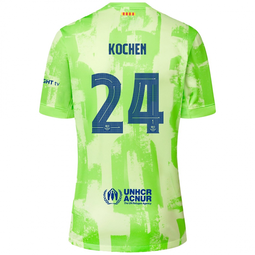 Férfi Diego Kochen #24 Mész Harmadik Számú Jersey 2024/25 Mez Póló Ing