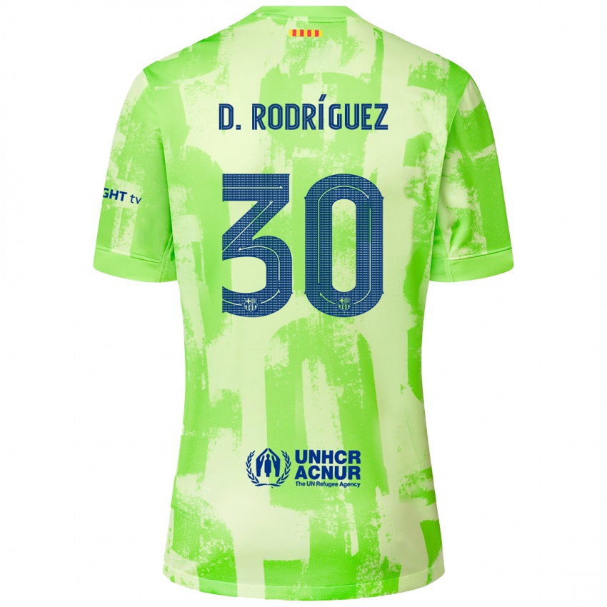 Férfi Dani Rodríguez #30 Mész Harmadik Számú Jersey 2024/25 Mez Póló Ing