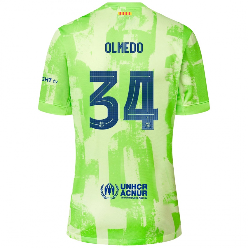 Férfi Alexis Olmedo #34 Mész Harmadik Számú Jersey 2024/25 Mez Póló Ing