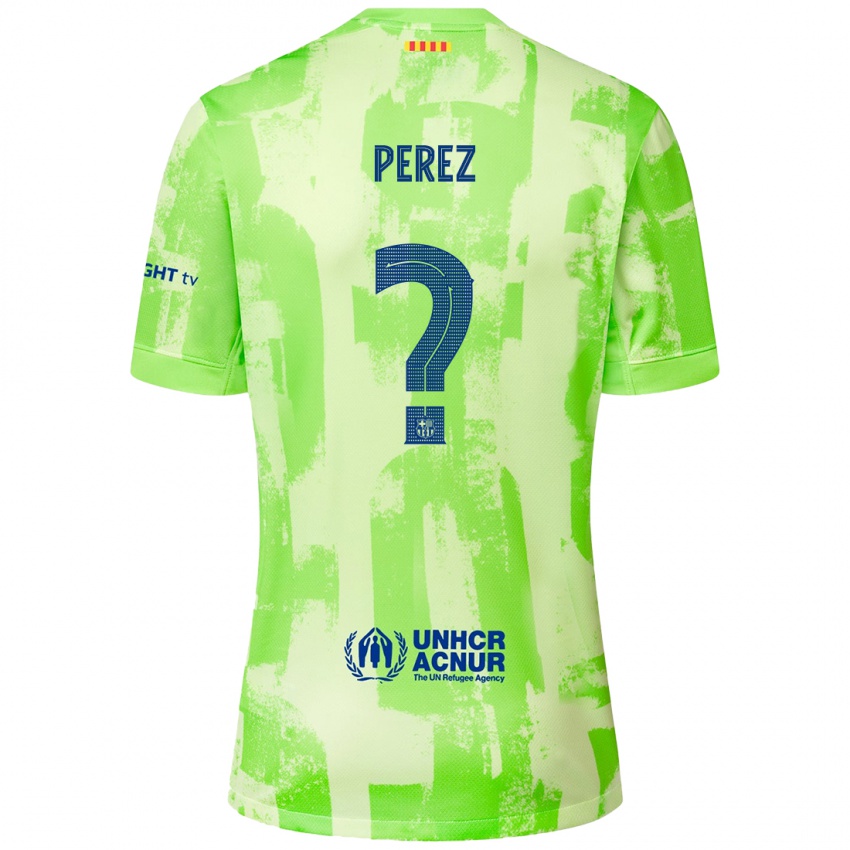 Férfi María Pérez #0 Mész Harmadik Számú Jersey 2024/25 Mez Póló Ing