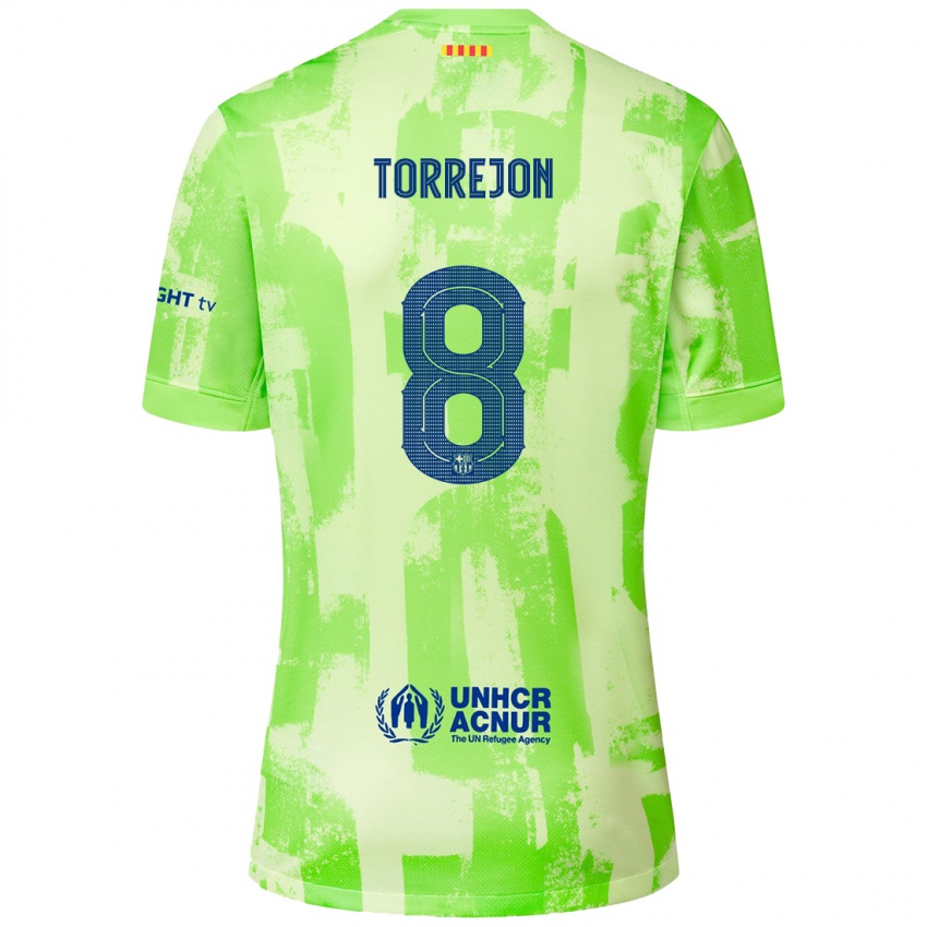 Férfi Marta Torrejón #8 Mész Harmadik Számú Jersey 2024/25 Mez Póló Ing