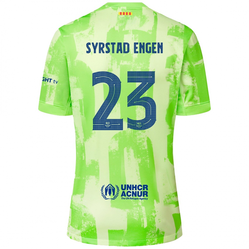 Férfi Ingrid Syrstad Engen #23 Mész Harmadik Számú Jersey 2024/25 Mez Póló Ing