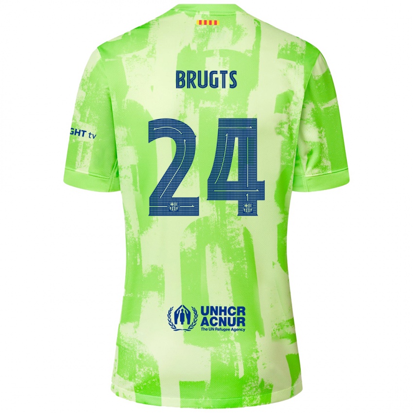 Férfi Esmee Brugts #24 Mész Harmadik Számú Jersey 2024/25 Mez Póló Ing