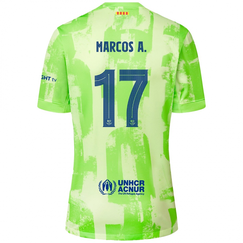 Férfi Marcos Alonso #17 Mész Harmadik Számú Jersey 2024/25 Mez Póló Ing