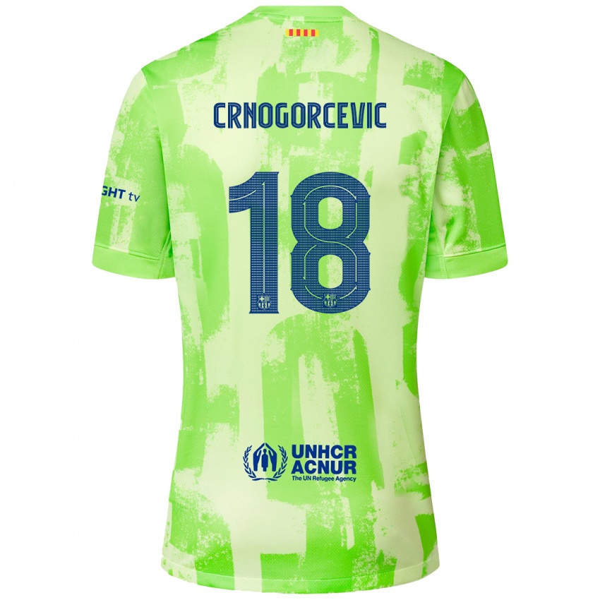 Férfi Ana-Maria Crnogorcevic #18 Mész Harmadik Számú Jersey 2024/25 Mez Póló Ing