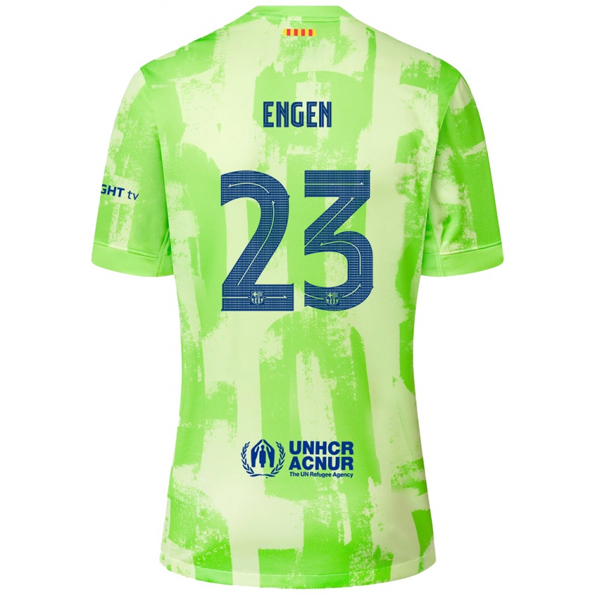 Férfi Ingrid Engen #23 Mész Harmadik Számú Jersey 2024/25 Mez Póló Ing