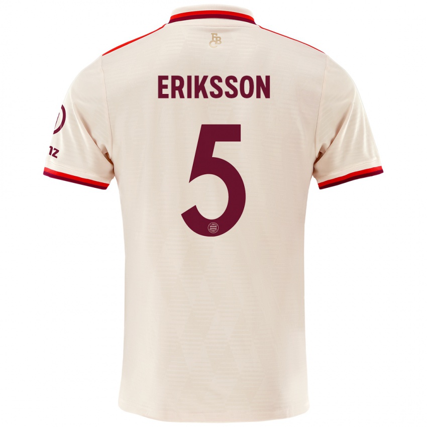 Férfi Magdalena Eriksson #5 Vászon Harmadik Számú Jersey 2024/25 Mez Póló Ing