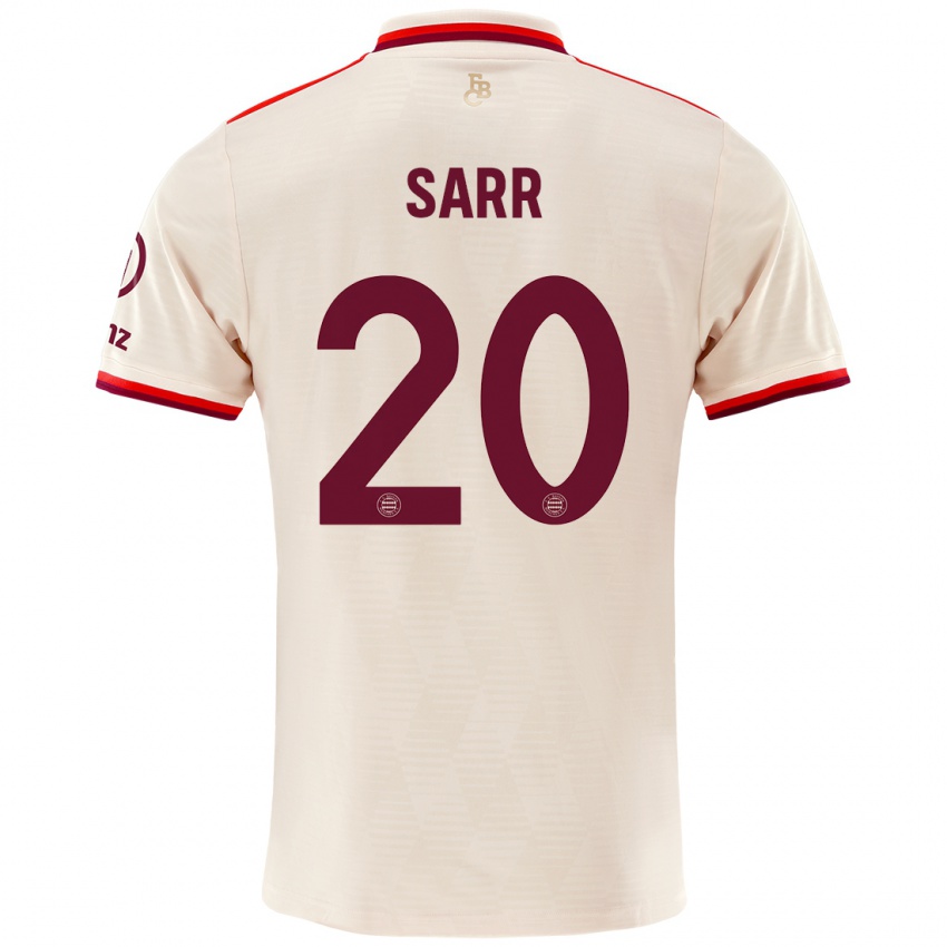 Férfi Bouna Sarr #20 Vászon Harmadik Számú Jersey 2024/25 Mez Póló Ing