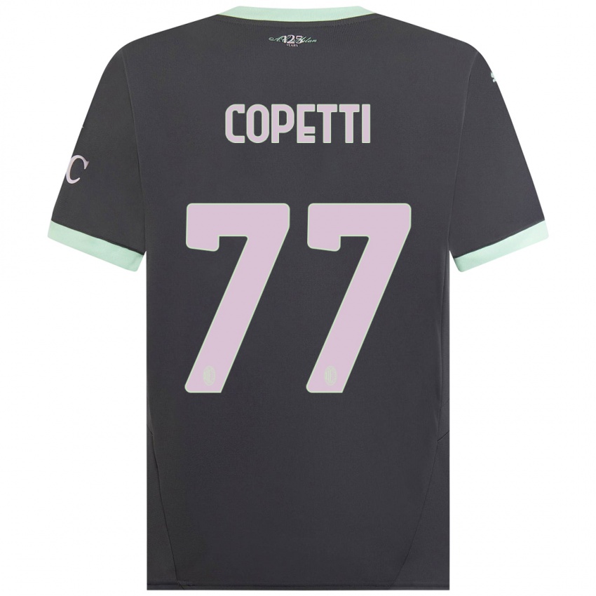 Férfi Matilde Copetti #77 Szürke Harmadik Számú Jersey 2024/25 Mez Póló Ing