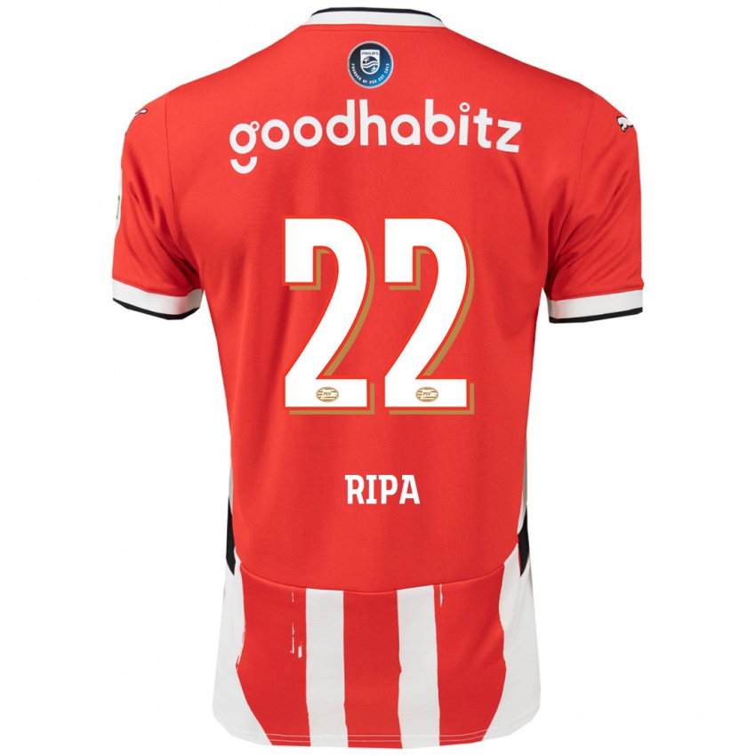 Női Chimera Ripa #22 Piros Fehér Hazai Jersey 2024/25 Mez Póló Ing