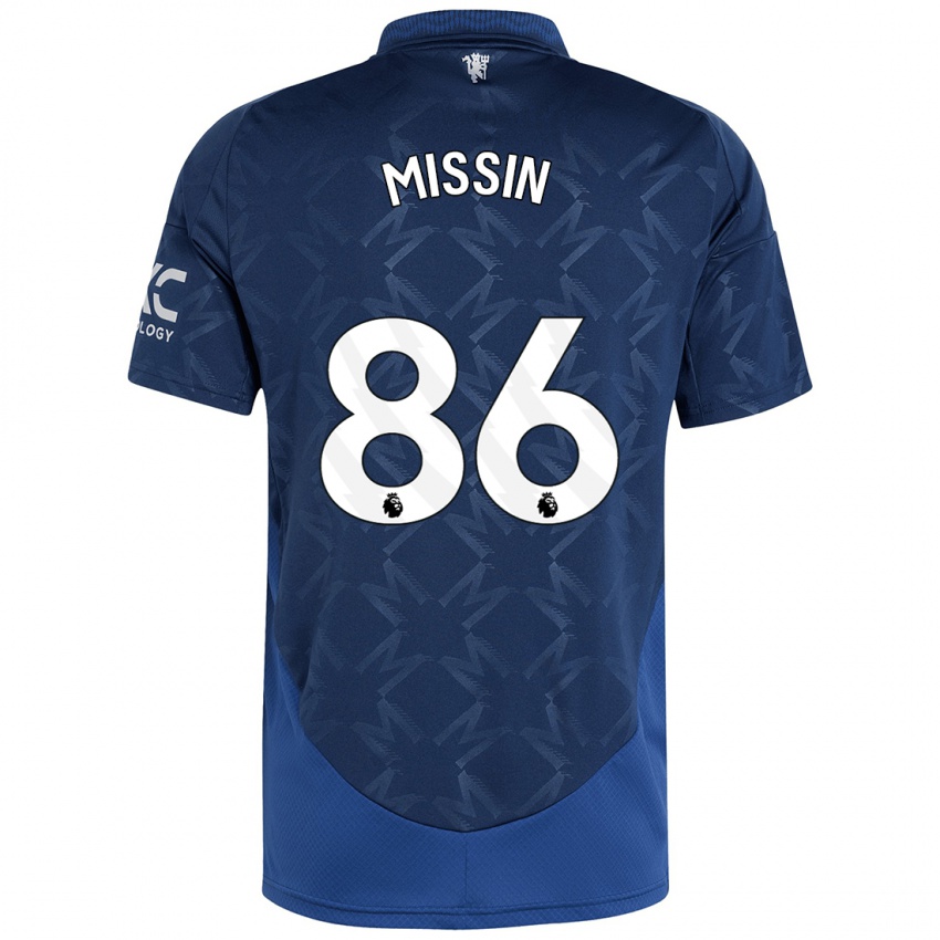 Női Ashton Missin #86 Indigó Idegenbeli Jersey 2024/25 Mez Póló Ing