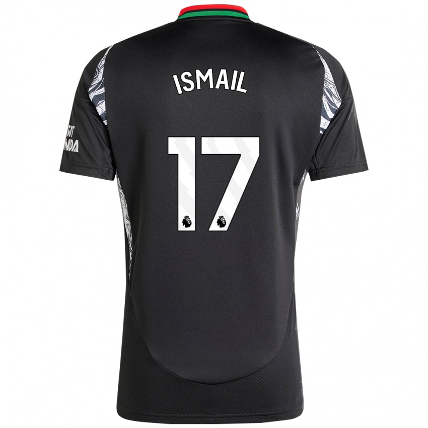 Női Cam'ron Ismail #17 Fekete Idegenbeli Jersey 2024/25 Mez Póló Ing