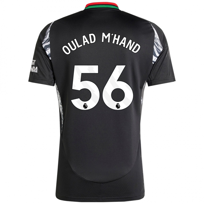 Női Salah-Eddine Oulad M'hand #56 Fekete Idegenbeli Jersey 2024/25 Mez Póló Ing