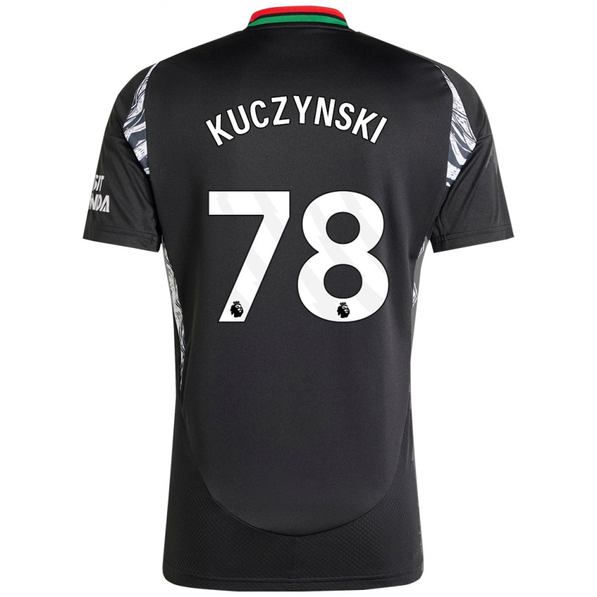 Női Max Kuczynski #78 Fekete Idegenbeli Jersey 2024/25 Mez Póló Ing