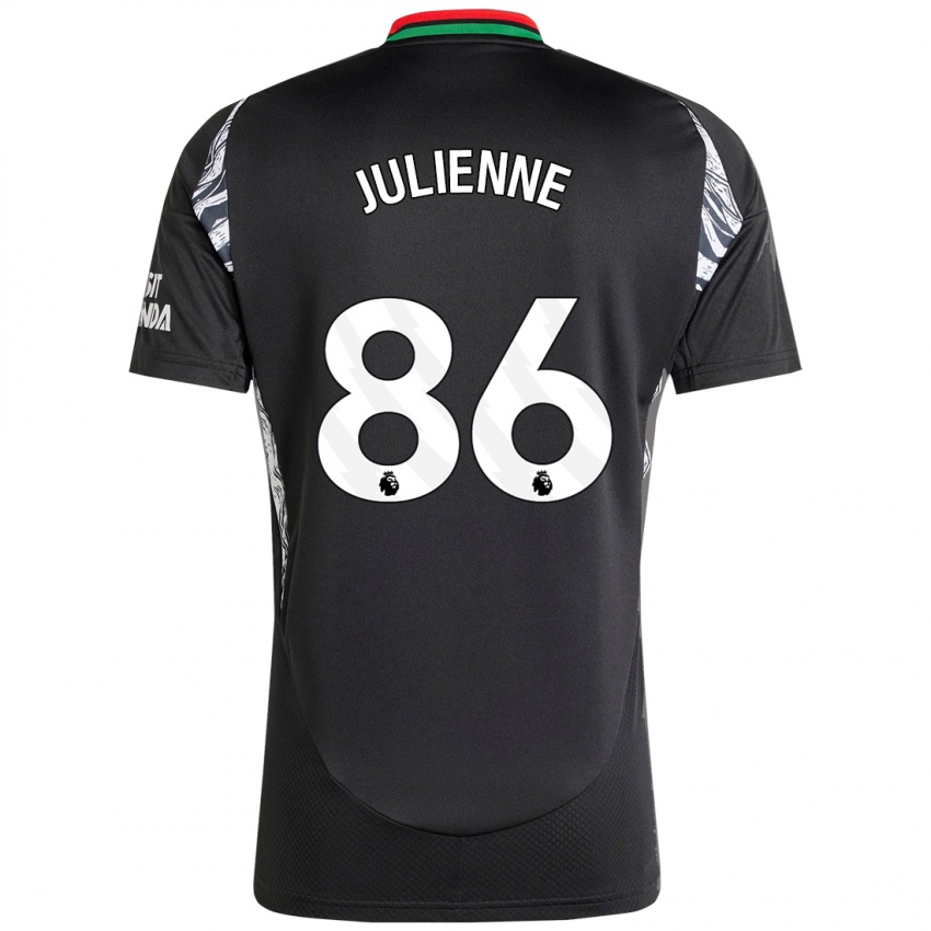 Női Theo Julienne #86 Fekete Idegenbeli Jersey 2024/25 Mez Póló Ing