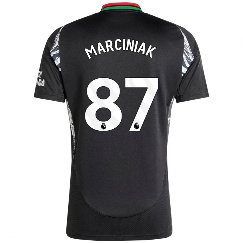 Női Alex Marciniak #87 Fekete Idegenbeli Jersey 2024/25 Mez Póló Ing