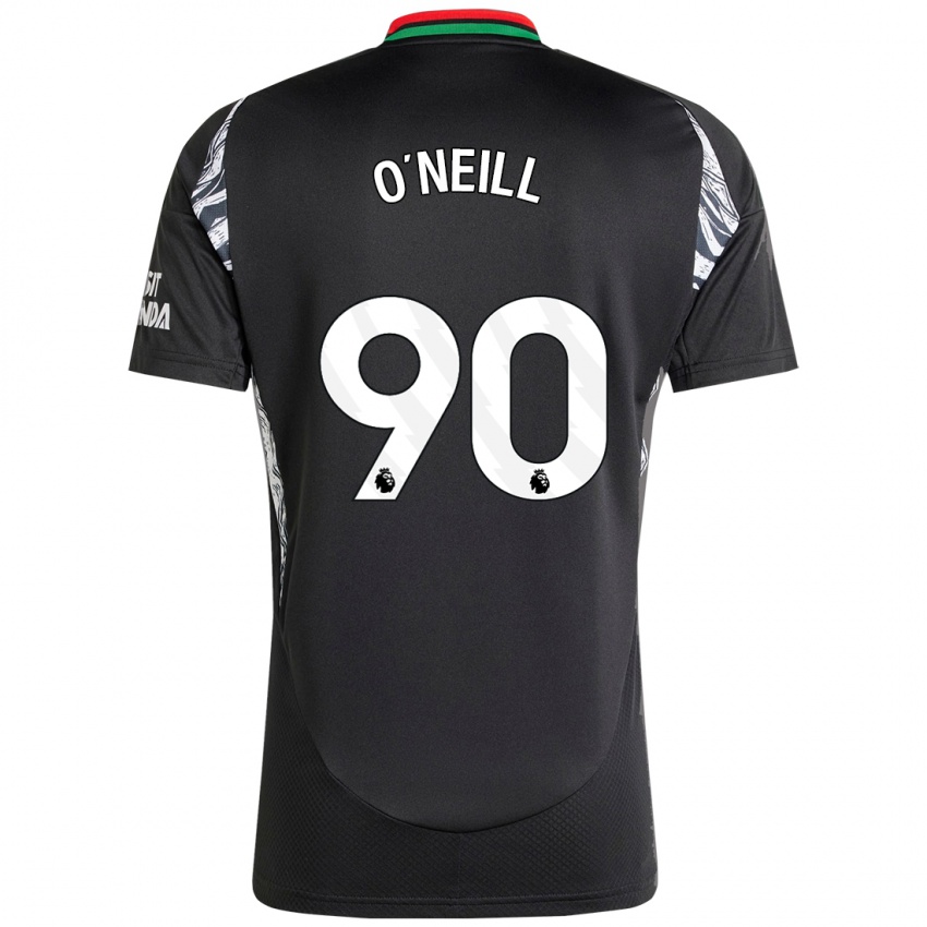 Női Ceadach O'neill #90 Fekete Idegenbeli Jersey 2024/25 Mez Póló Ing