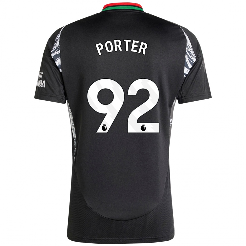 Női Jack Porter #92 Fekete Idegenbeli Jersey 2024/25 Mez Póló Ing