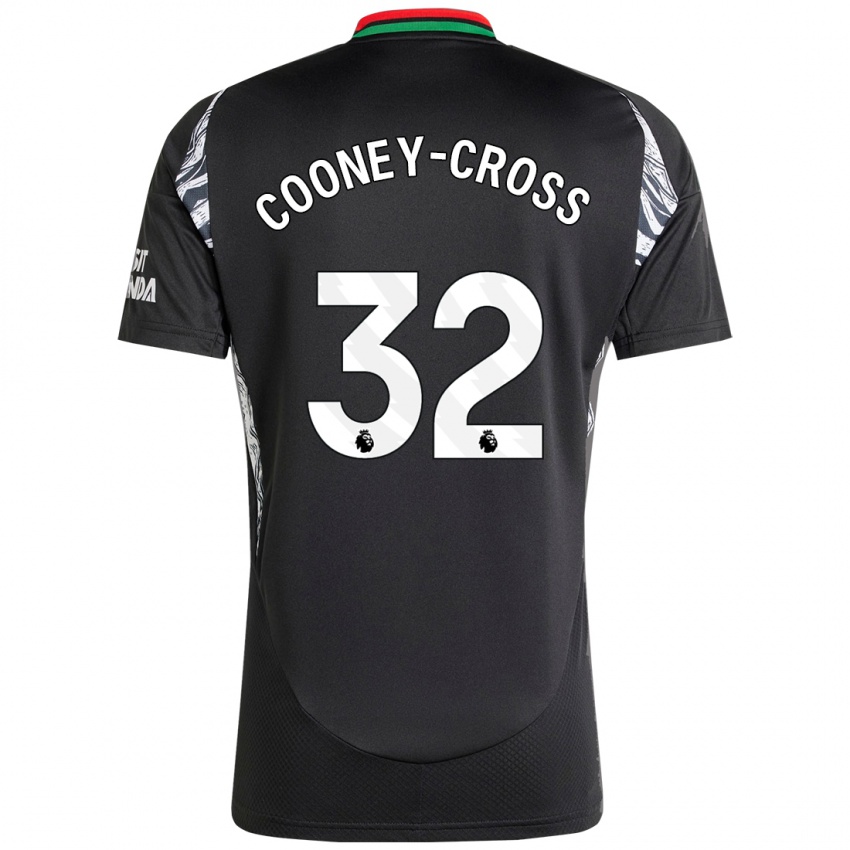 Női Kyra Cooney-Cross #32 Fekete Idegenbeli Jersey 2024/25 Mez Póló Ing