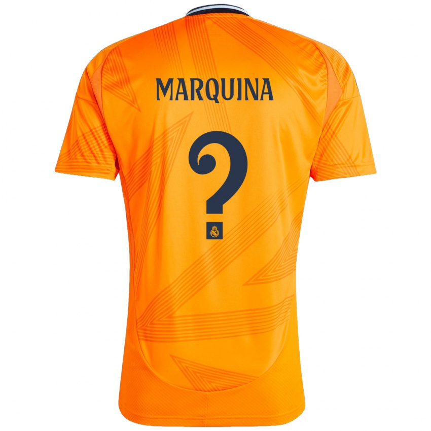 Női Guillermo Marquina #0 Narancs Idegenbeli Jersey 2024/25 Mez Póló Ing